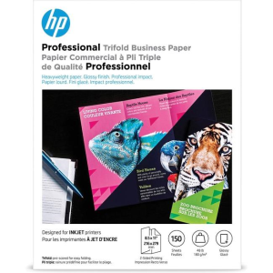 4WN12A HP PAPIER BRILLANT JET D'ENCRE 8,5 X 11 150 FEUILLES 180G