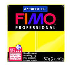 Pâte à modeler Fimo Professional Jaune Véritable 57g (2 oz)
