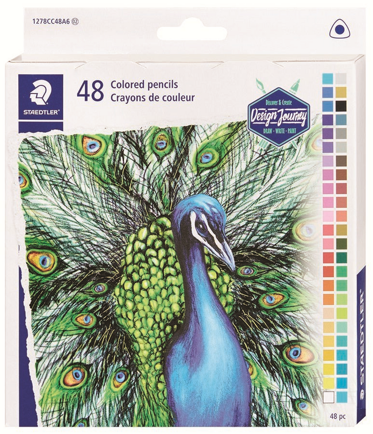 Crayon de couleur permanent, mine de 3 mm