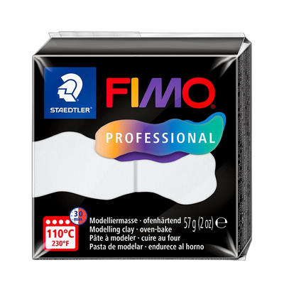 Pâte à modeler Fimo Professionnel Blanc 57g (2 oz)