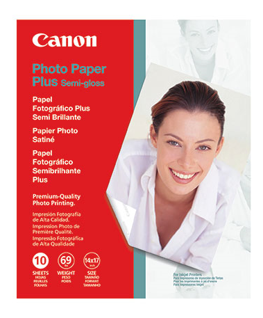 SG-201 Papier Photo Plus Semi-Brillant (10 feuilles/paquet)* 14" x 17"
