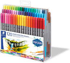 STAEDTLER Feutres à double pointe, lot de 120