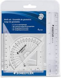 Ensemble de géométrie 4 pièces