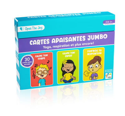 Cartes apaisantes jumbo - Outils apaisants pour la classe - Version française