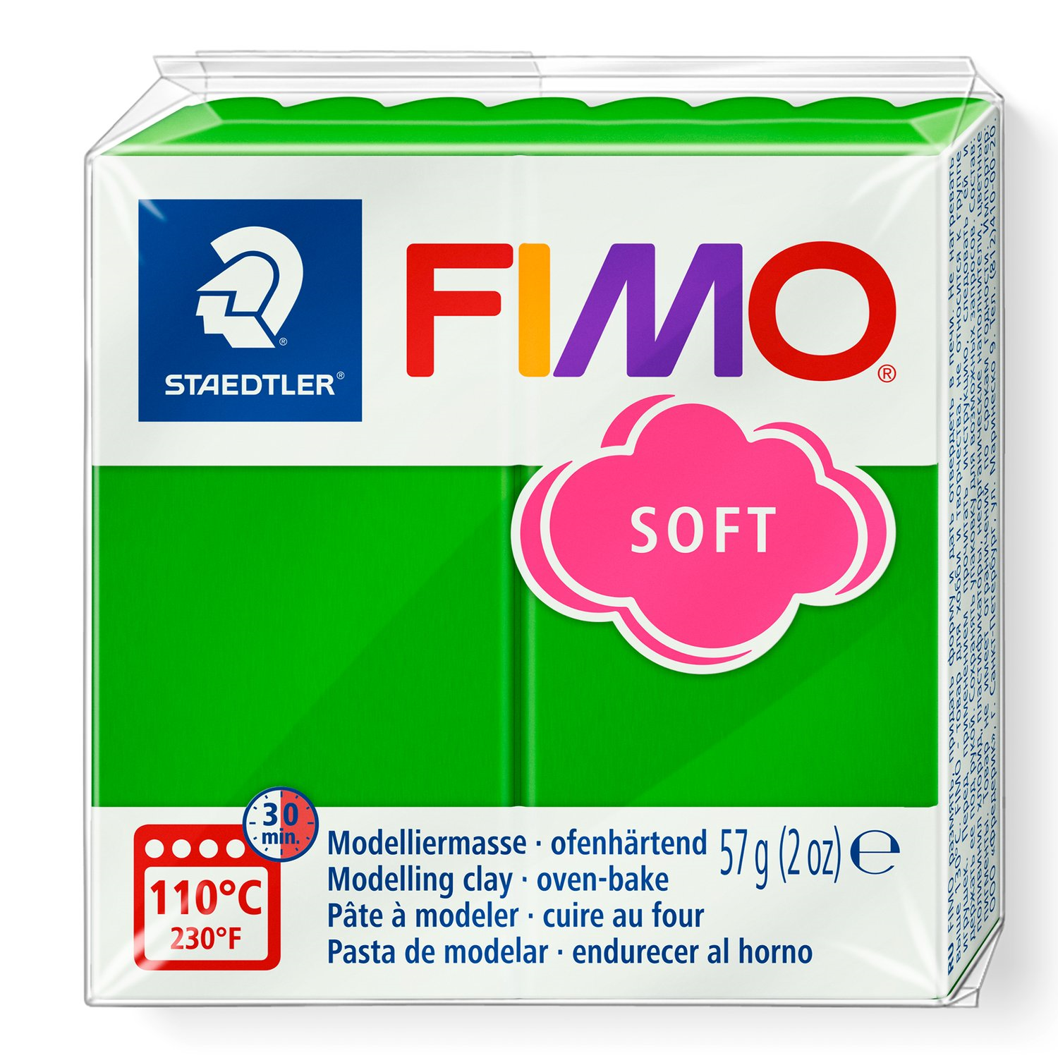 Pâte à modeler Fimo Soft Vert Tropical 57g (2 oz)