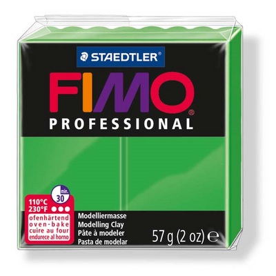 Pâte à modeler Fimo Professional Vert Véritable 57g (2 oz)