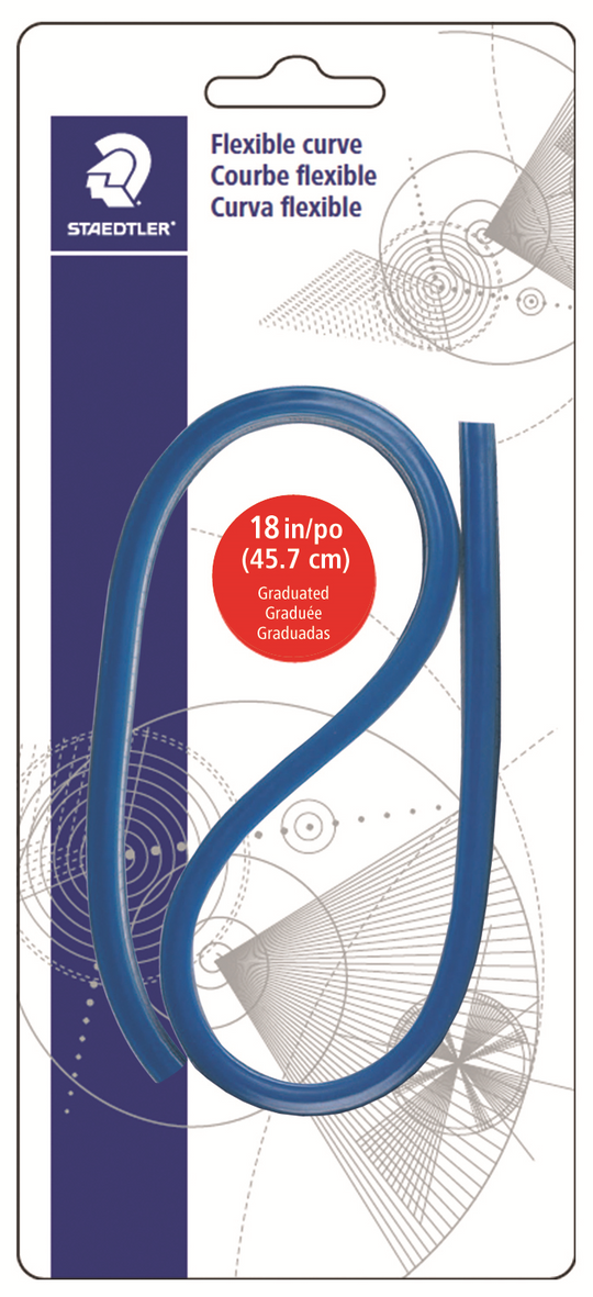 STAEDTLER Mars Limited COURBE FLEXIBLE 18" 450mm (97160-18BK03)