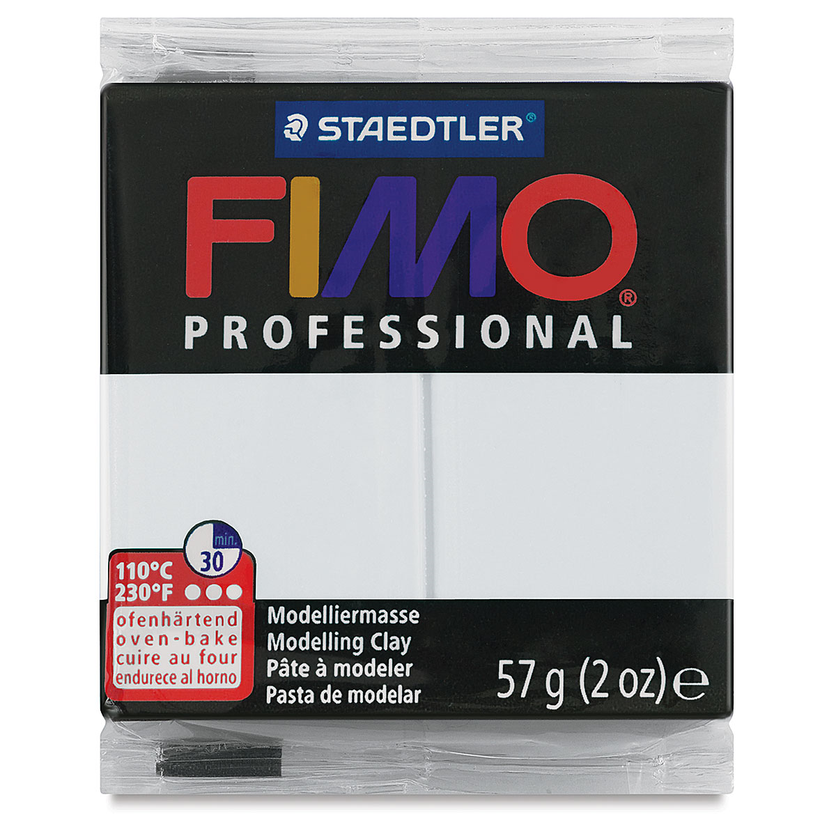 Pâte polymère Fimo Professionnel Blanc 57g (2 oz)