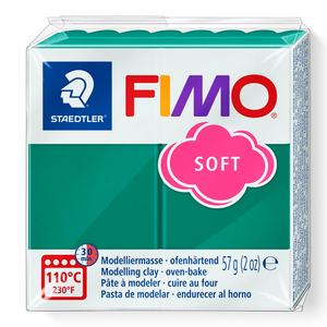 Pâte à modeler Fimo Soft Émeraude 57 g (2 oz)