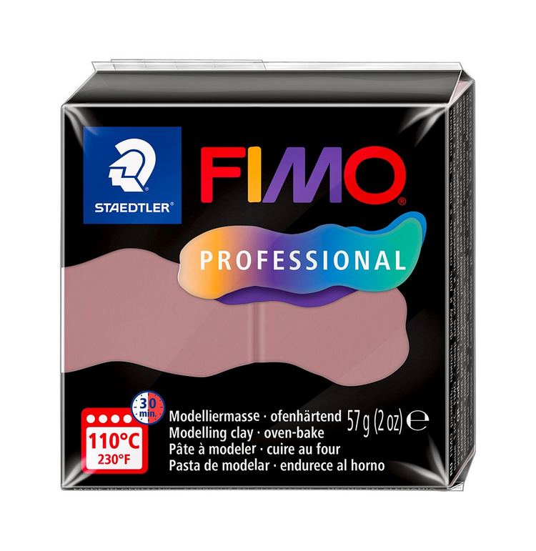 Pâte à modeler Fimo Professional Rose Poudré 57g (2 oz)