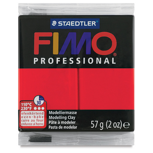 Pâte à modeler Fimo Professionnel Carmin 57g (2 oz)