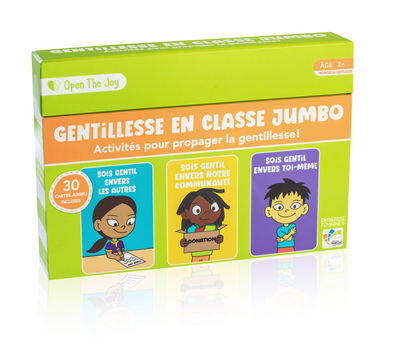 Cartes de gentillesse en classe jumbo - Version française