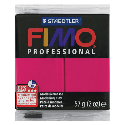 Pâte à Modeler Fimo Professionnel Magenta Véritable 57g (2 oz)