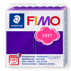 Pâte à modeler Fimo Soft Prune 57g (2 oz)