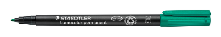 317-5 STAEDTLER-Mars Marqueur Limité LUMO.MOY.PERM.VERT