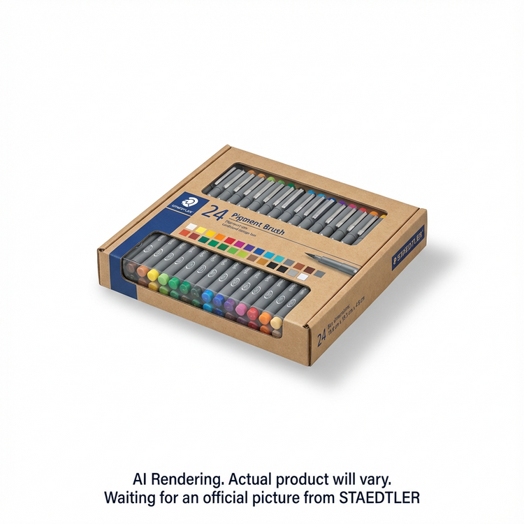Lot de 24 pinceaux Pigment Arts