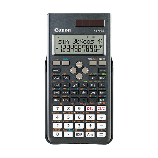 1551C002 Canon F-570SG Bk Calculatrice Scientifique 488 Fcts