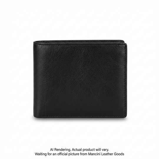 MANCINI Portefeuille avec porte-cartes amovible (18-200-BLACK)