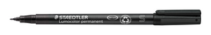 313-9 STAEDTLER-Mars Limited MARQUEUR LUMO.S.FINE PERMANENT NOIR