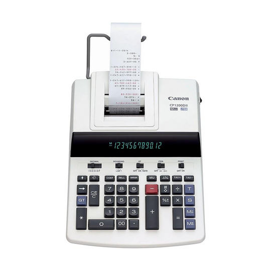 Canon CP-1200DII 9932B002 Argent Calculatrice Imprimante 12 chiffres