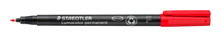 318-2 STAEDTLER-Mars Limited MARQUEUR LUMO.FINE PERMANENT ROUGE