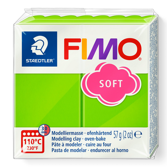STAEDTLER Fimo Soft Pâte à modeler Vert Pomme 57g (2 oz) (8020-50)