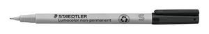 311-9 STAEDTLER-Mars Limité Marqueur Lumocolor Super Fin W.BASE Noir