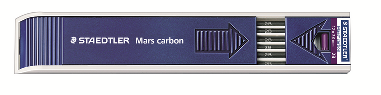 200-2B-03 STAEDTLER-Mars Limited MINE LUMOGRAPH 2mm* 2B *12