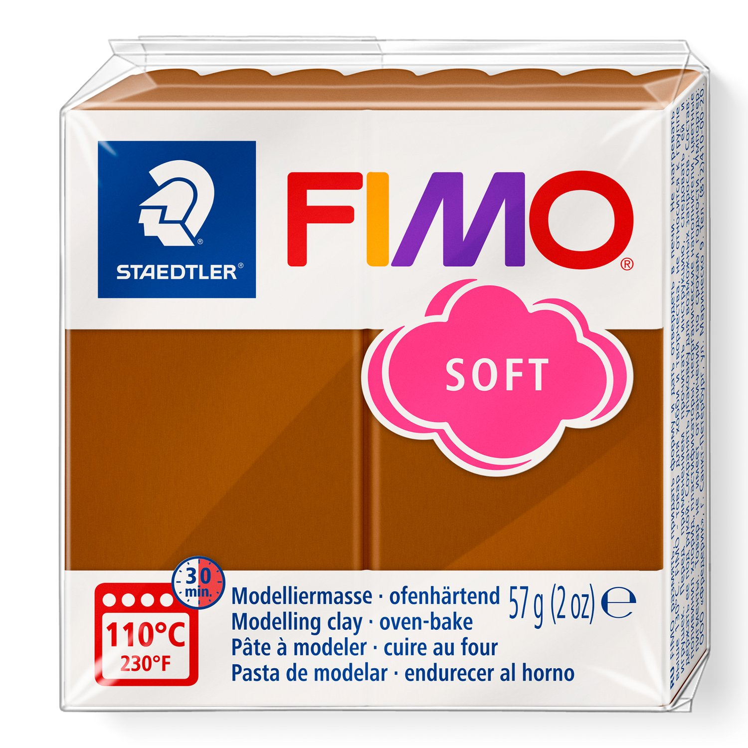Pâte polymère Fimo Soft Caramel 57g (2 oz)