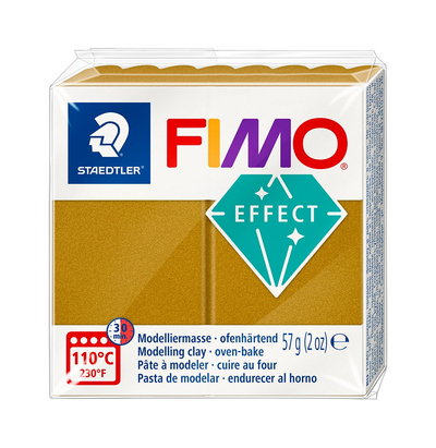 Pâte à modeler Fimo Effect Or Métallique 57g (2 oz)