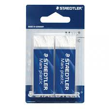 Staedtler Mars N80 Gomme à base de plantes - Lot de 2