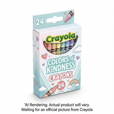 Crayons 24 couleurs de gentillesse
