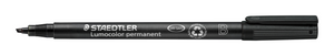 314-9 STAEDTLER-Mars Limited MARQUEUR LUMO. POINTE BISEAUTÉE NOIR