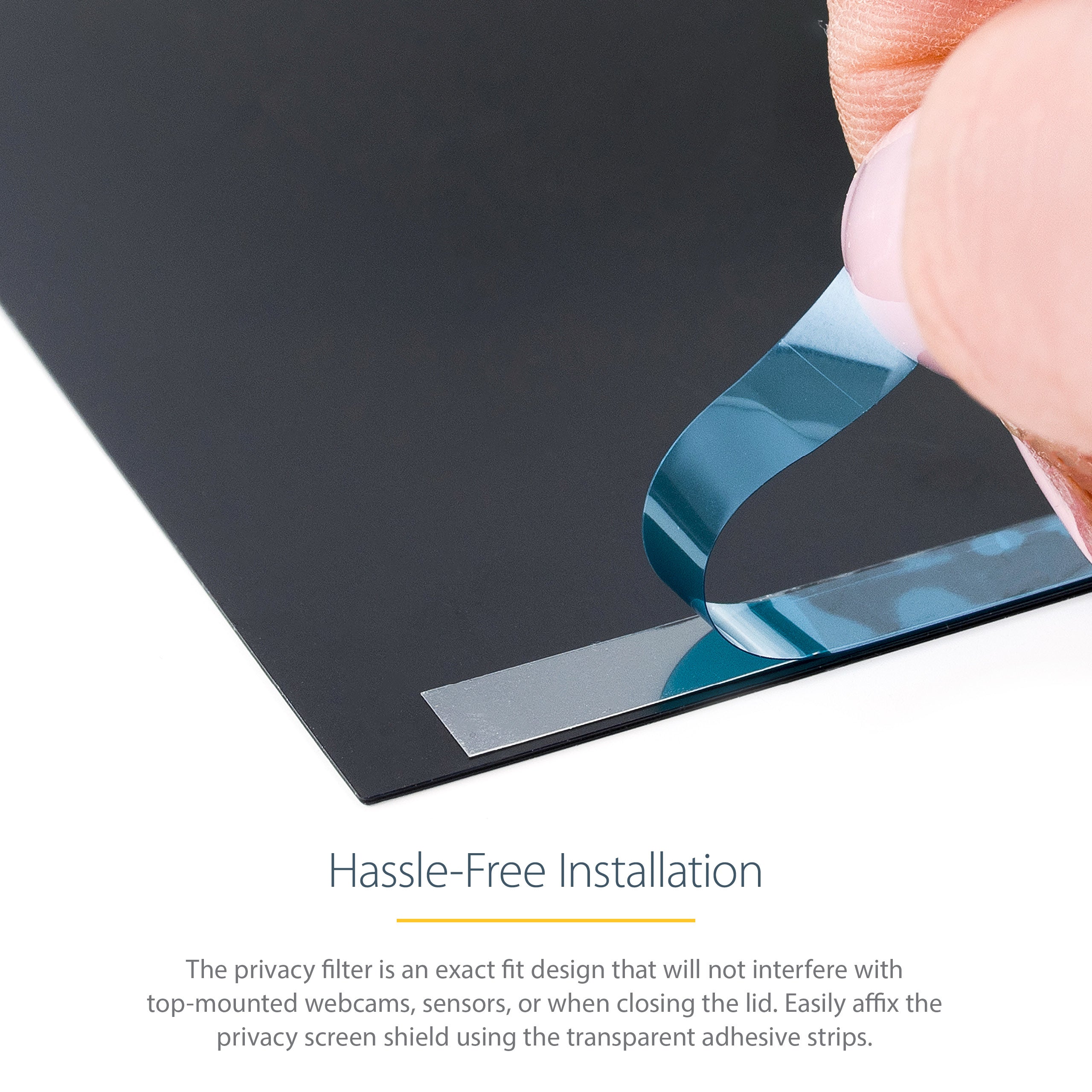 StarTech.com 16M21-PRIVACY-SCREEN filtre anti-reflets pour écran et filtre de confidentialité 40,6 cm (16") Filtre de confidentialité sans bords pour ordinateur - Image 12