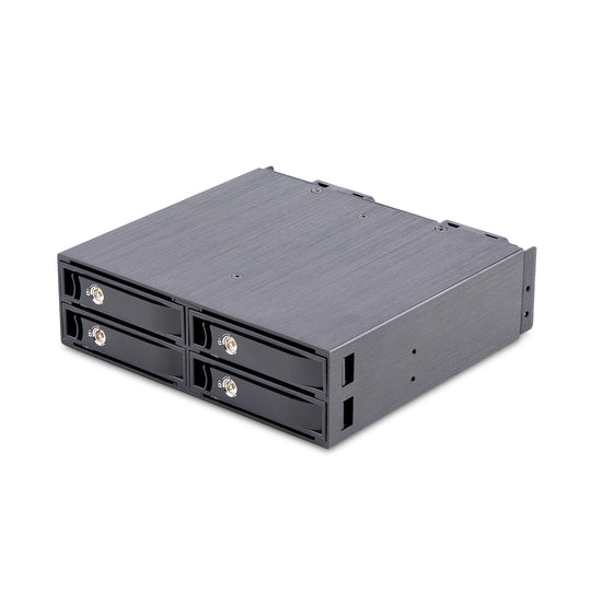STARTECH .com panneau de baie de lecteur tiroir de disque de stockage Noir 13.3 cm (5.25") (4U2525-SAS-BACKPLANE)