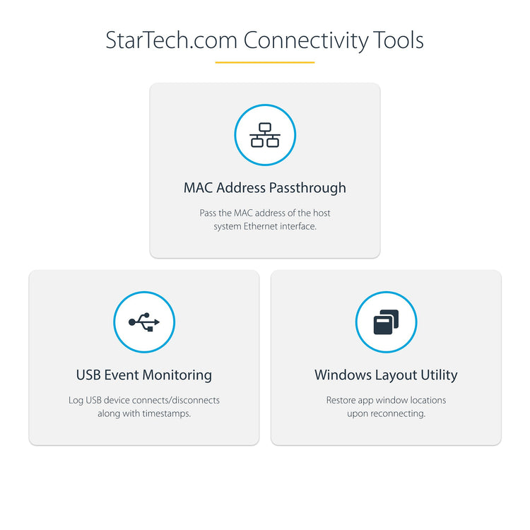 StarTech.com 101N-USBC-DOCK station d'accueil Avec fil USB 3.2 Gen 1 (3.1 Gen 1) Type-C Gris - Image 17