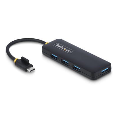 StarTech.com H5C4A-USB-HUB hub & concentrateur USB 3.2 Gen 1 (3.1 Gen 1) Type-C 5000 Mbit/s Noir - Image 1