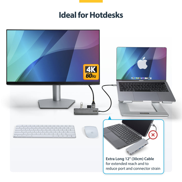 StarTech.com DKT30CHSDPD1 station d'accueil Avec fil USB 3.2 Gen 1 (3.1 Gen 1) Type-C Noir, Gris - Image 9