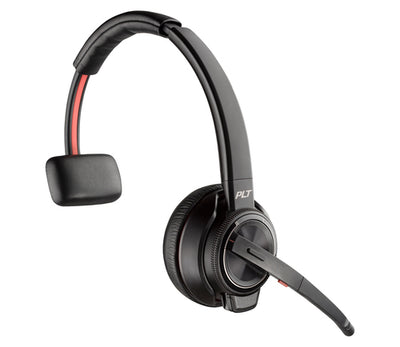 Poly Savi 8210 UC Microsoft Teams Certified DECT 1920-1930 MHz USB-A Headset Sans fil Arceau Bureau/Centre d'appels USB Type-A Bluetooth Socle de chargement Noir - Image 1