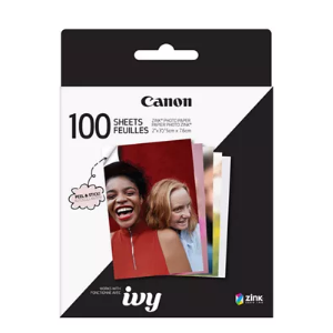 CANON ZINK Papier Photo Paquet (100 Feuilles) (6135C001)