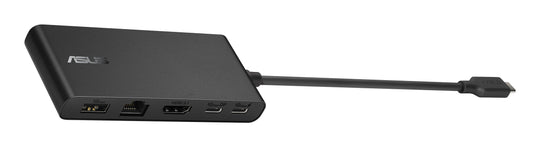 ASUS DC201 Dock USB-C Double 4K Filaire USB 3.2 Gen 2 (3.1 Gen 2) Type-C Noir (90XB094N-BDS000)
