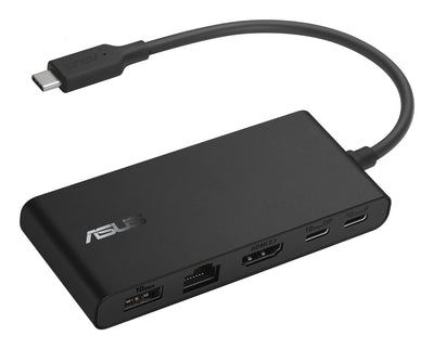 ASUS Dual 4K USB-C Dock DC201 Wired USB 3.2 Gen 2 (3.1 Gen 2) Type-C Black (90XB094N-BDS000) - Cartouches Certifiees
