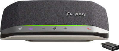 HP Poly Sync 20+ Microsoft Teams Certified USB-C Speakerphone haut-parleur Téléphone mobile / PC USB/Bluetooth Argent - Image 1
