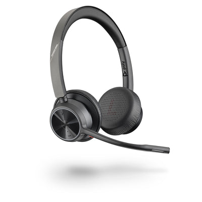 Poly Voyager 4320 USB-C Headset +BT700 dongle Sans fil Arceau Bureau/Centre d'appels Bluetooth Noir - Image 12