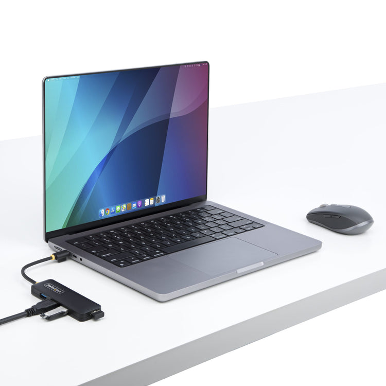 StarTech.com H5C4A-USB-HUB hub & concentrateur USB 3.2 Gen 1 (3.1 Gen 1) Type-C 5000 Mbit/s Noir - Image 8