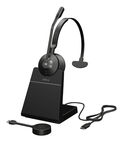 Jabra Engage 55 SE Casque Sans fil Arceau Bureau/Centre d'appels USB Type-C Noir - Image 1