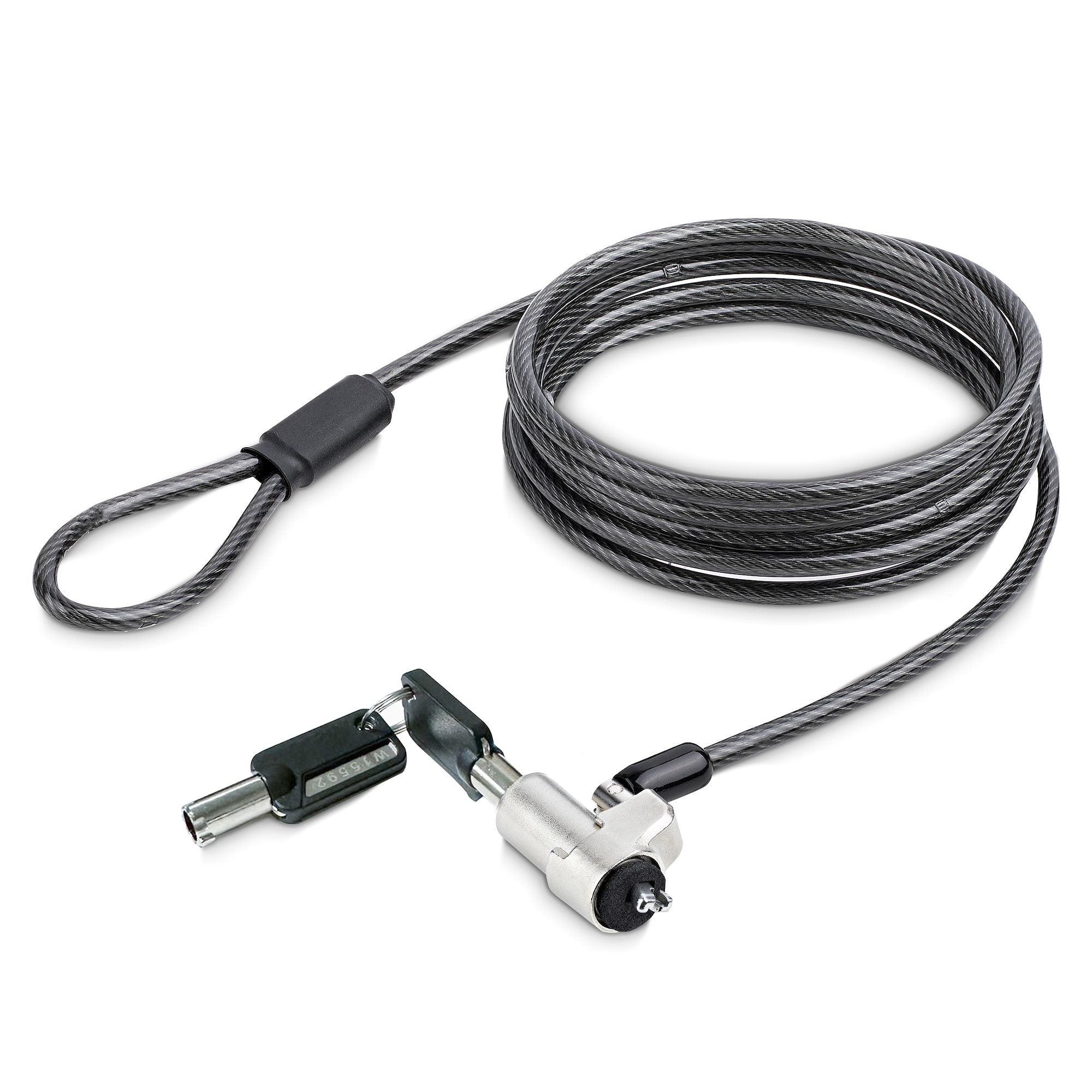 StarTech.com NBLWK-LAPTOP-LOCK câble antivol Noir, Argent 2 m - Image 1