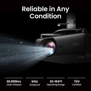 BENQ data projector Short throw projector 4000 ANSI lumens DLP 1080p (1920x1080) Black (AH500ST) - Cartouches Certifiees