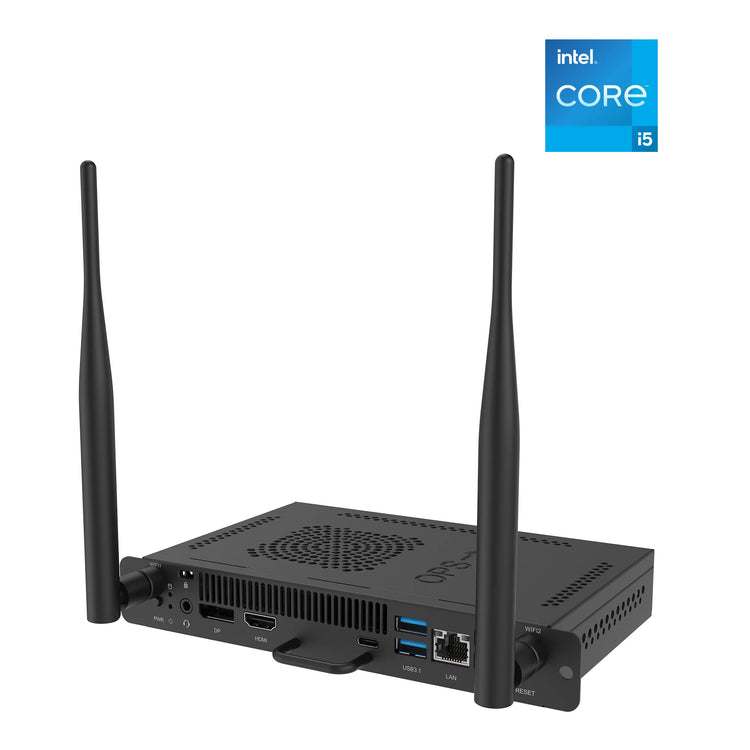 BENQ TEY41-i5 Intel® Core™ i5 i5-1235U 16 GB DDR4-SDRAM 256 GB SSD Windows 11 Pro Rack-mounted chassis PC Black (TEY41-I58GB) - Cartouches Certifiees