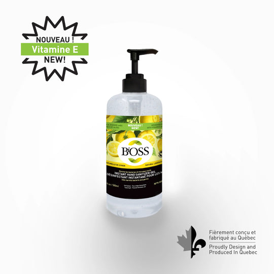 BiOSS Formule Avancée 500ml - Vitamine E et Huile de Citron Naturelle